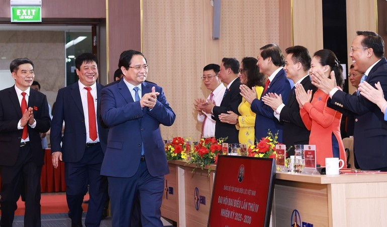El premier Pham Minh Chinh en el evento. (Foto: VNA) El premier Pham Minh Chinh en el evento. (Foto: VNA)
