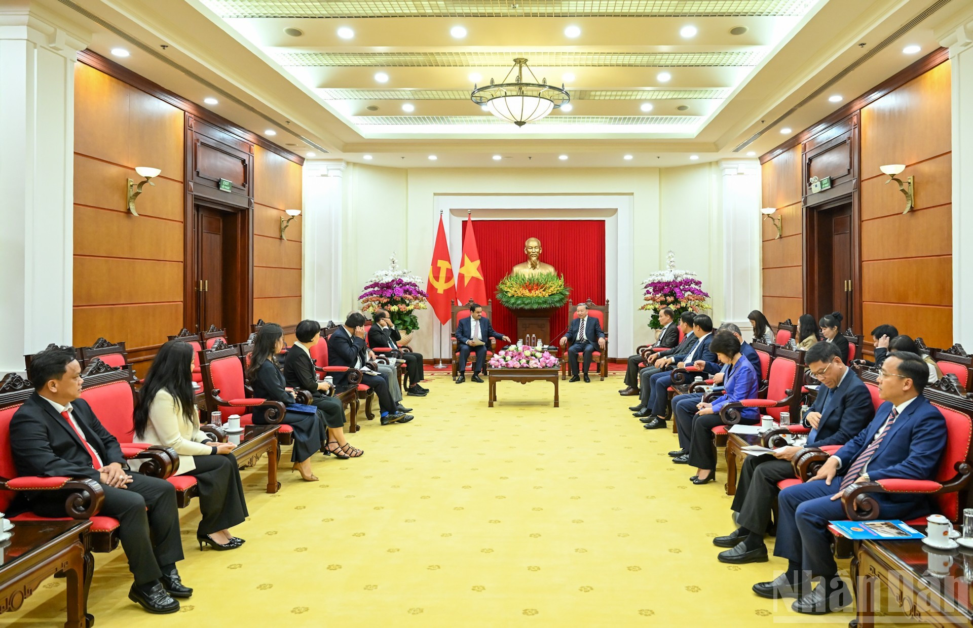 Vista general del encuentro. (Foto: VNA)