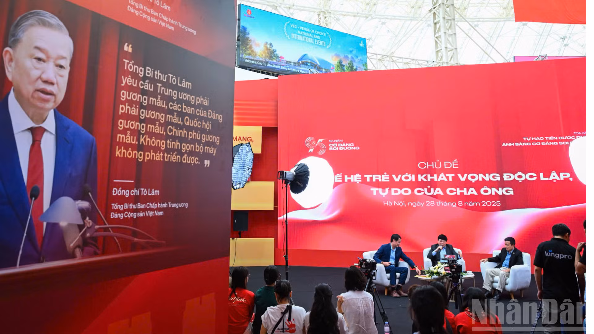 [Foto] Jóvenes con vocación de independencia y libertad de antepasados