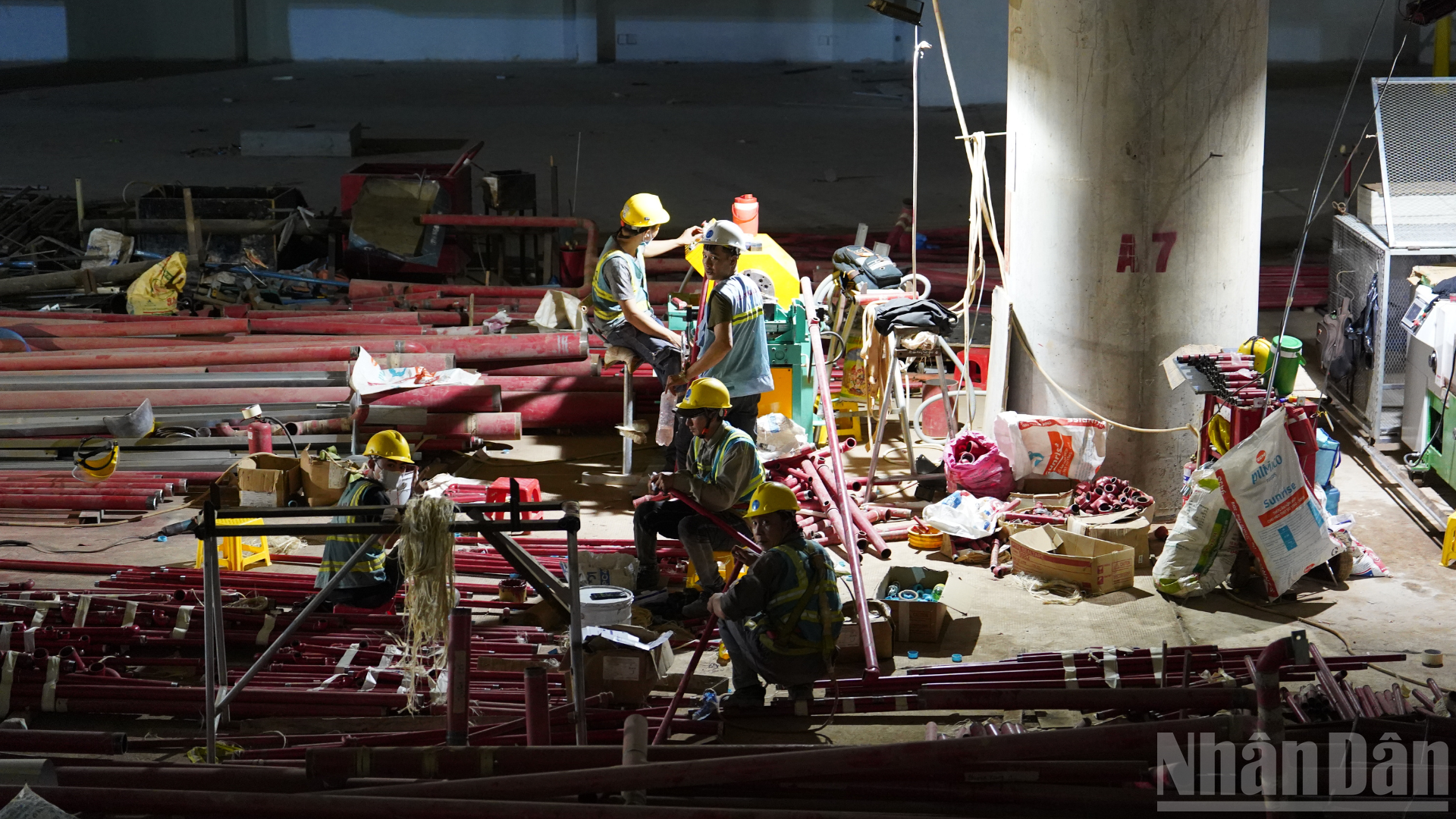 A mediados de agosto, en la gran obra del aeropuerto de Long Thanh, más de 13 mil ingenieros y obreros trabajan incansablemente.