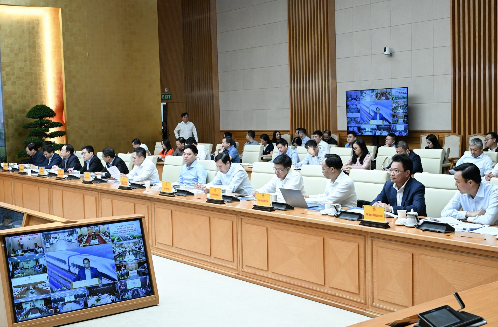 Delegados a la cita.