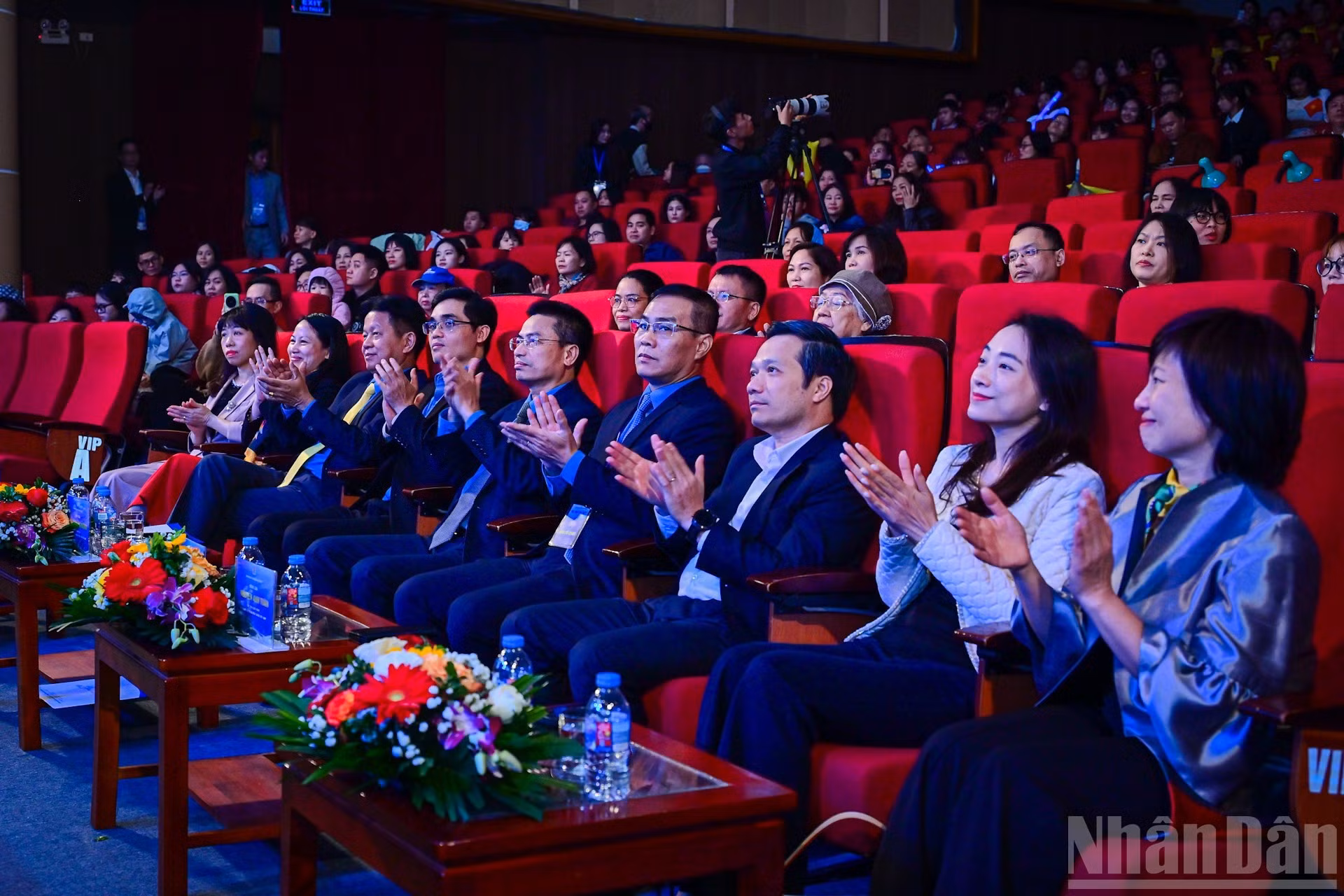 Delegados del Sindicato de Ciencia y Tecnología de Vietnam en el evento.