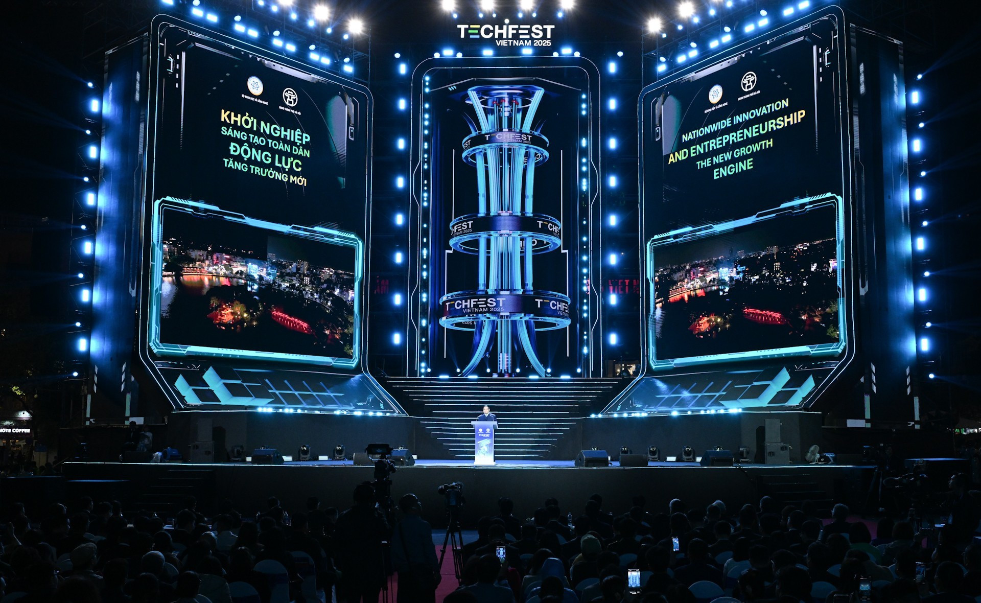 Vista general de la ceremonia inaugural.