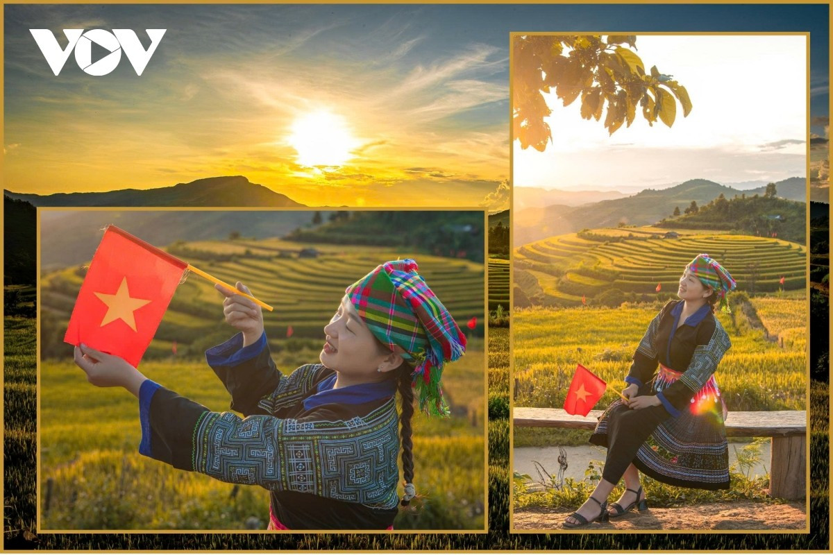 Las sonrisas de las muchachas, los trajes tradicionales resplandeciendo bajo la luz del crepúsculo o la bandera nacional ondeando sobre el cielo, resaltan la belleza de esta tierra histórica.