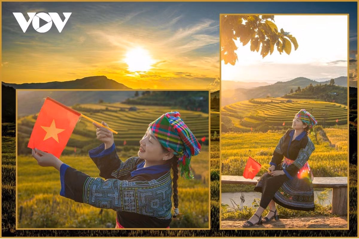 Las sonrisas de las muchachas, los trajes tradicionales resplandeciendo bajo la luz del crepúsculo o la bandera nacional ondeando sobre el cielo, resaltan la belleza de esta tierra histórica.