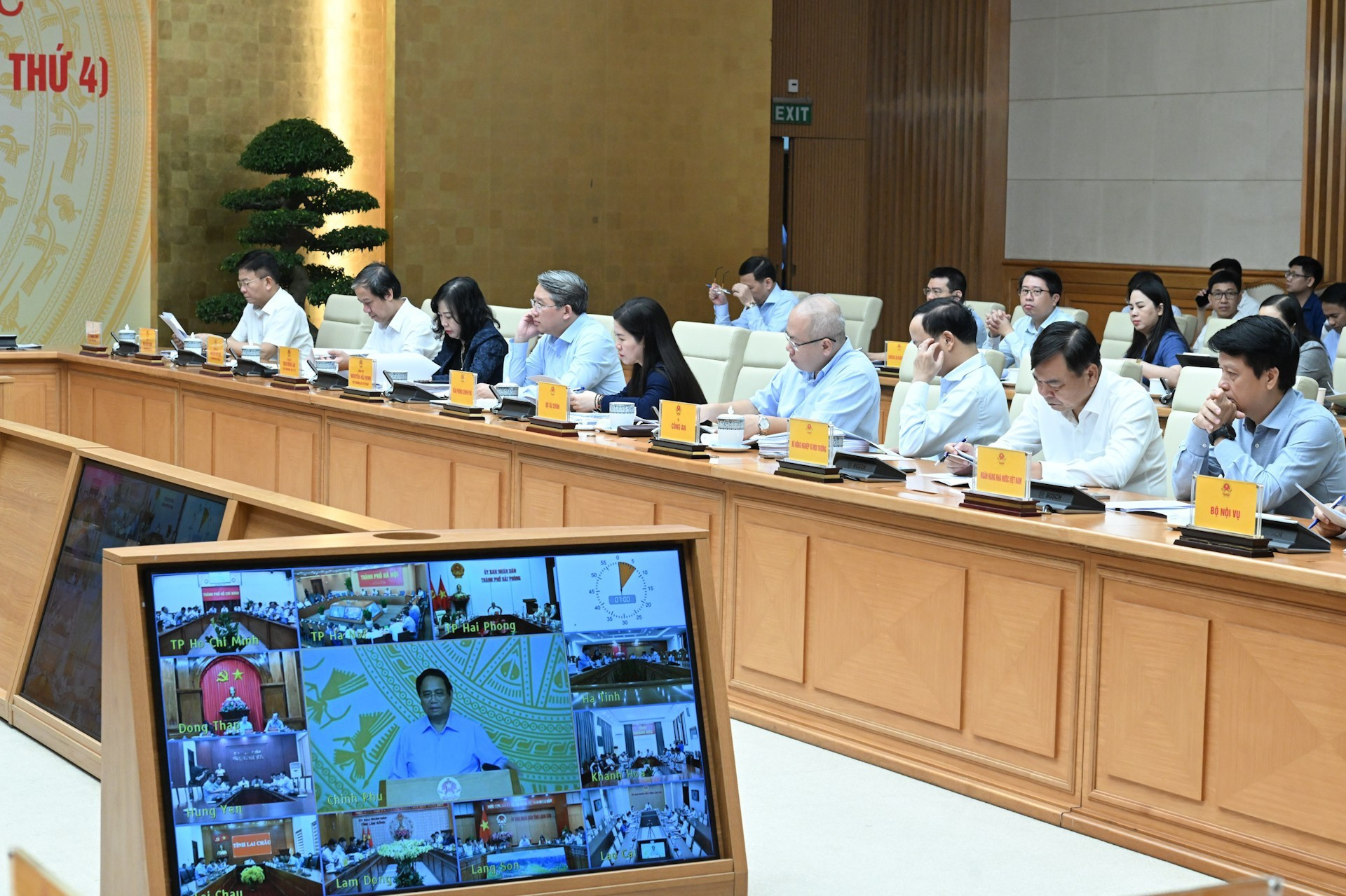 Delegados a la conferencia.