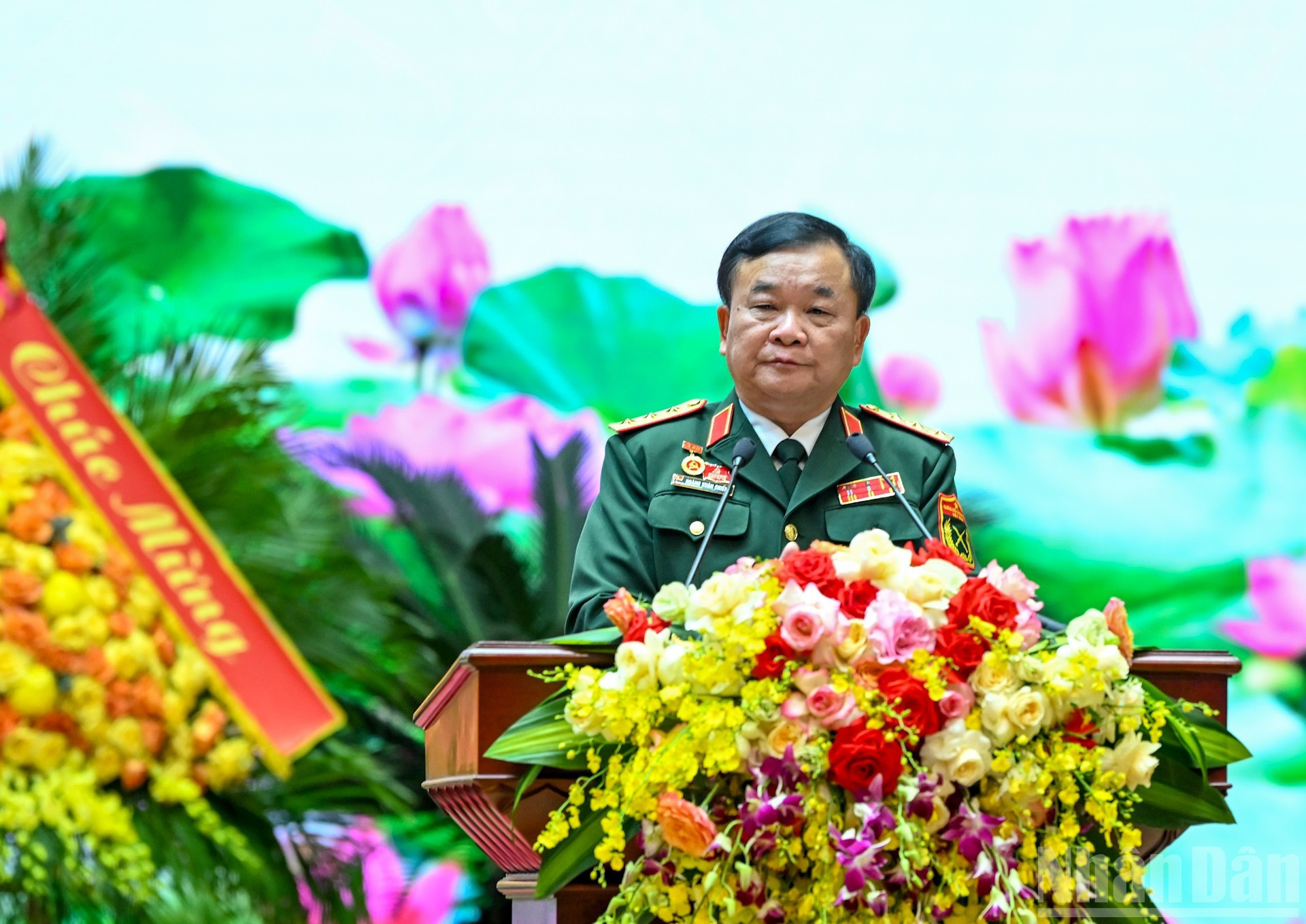 El coronel general Hoang Xuan Chien, viceministro de Defensa, en su intervención. El coronel general Hoang Xuan Chien, viceministro de Defensa, en su intervención.