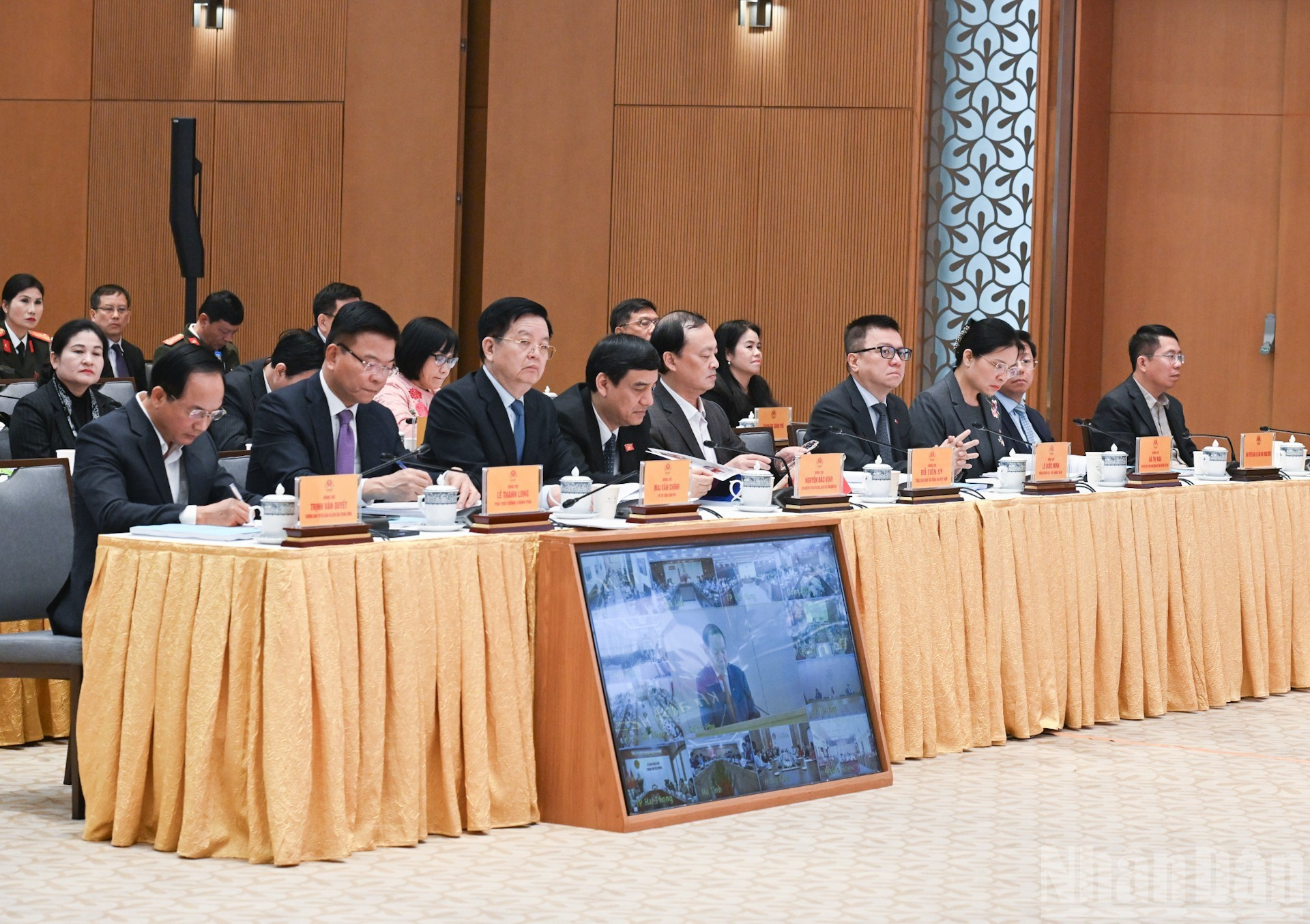 Delegados a la conferencia.
