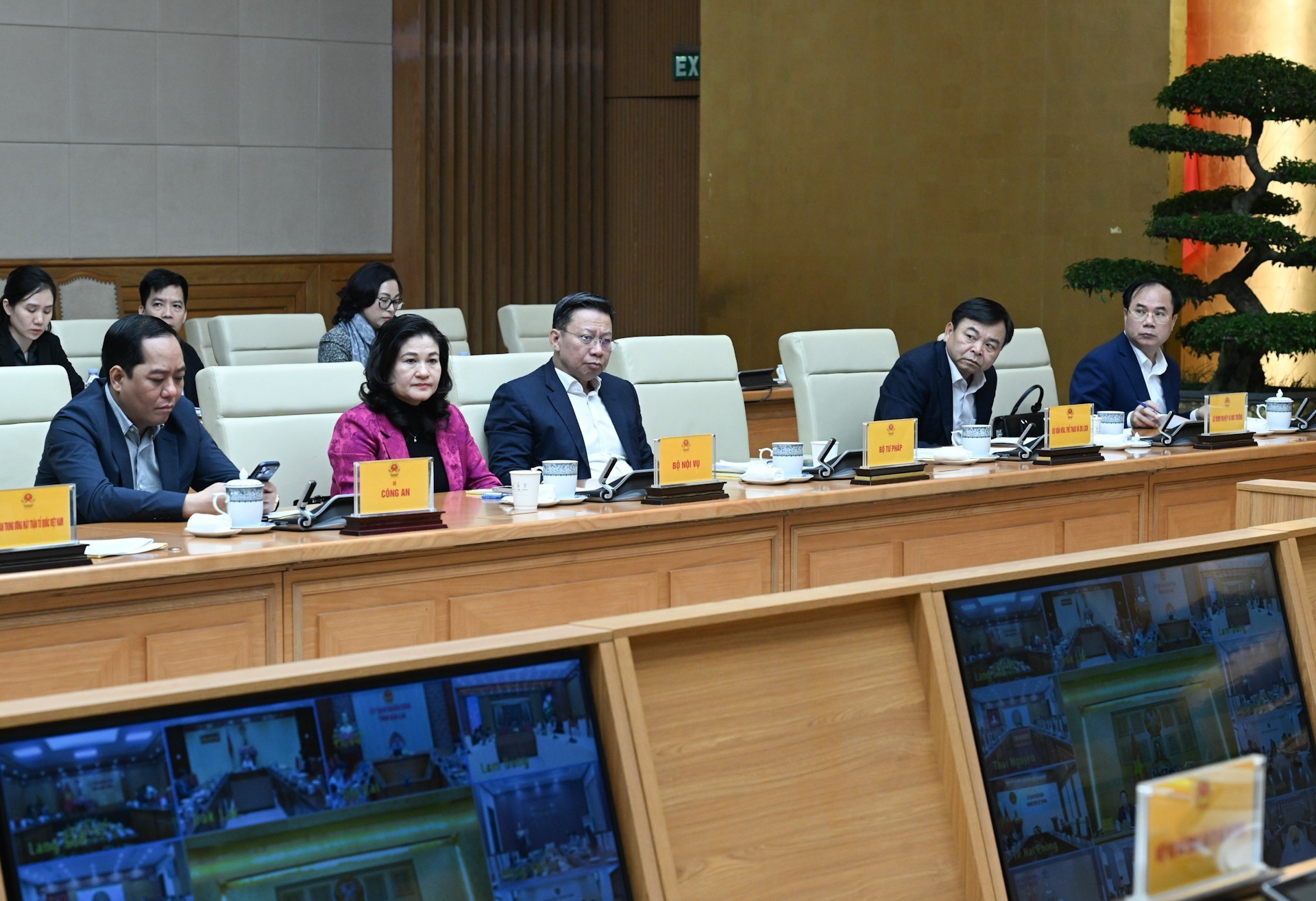Delegados a la conferencia.