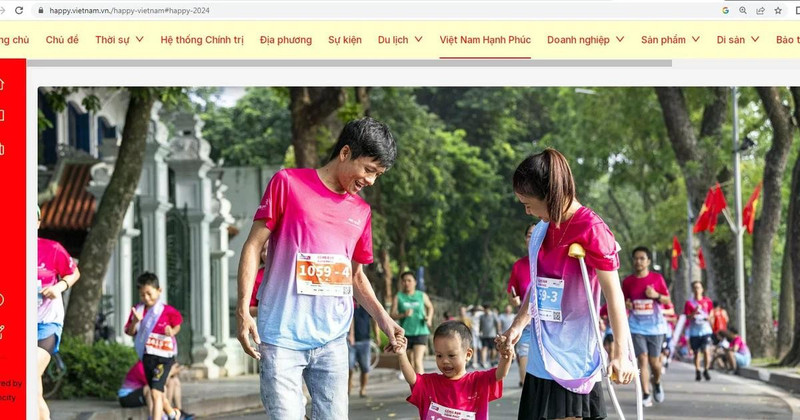 El concurso se realiza en línea a través de la plataforma digital happy.vietnam.vn. (Foto: Captura de pantalla)