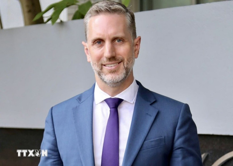 Matt Jackson, representante del Fondo de Población de las Naciones Unidas (UNFPA) en Vietnam (Foto: VNA)