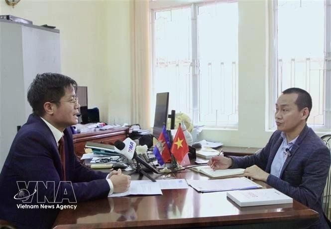 En la entrevista. (Foto: VNA)