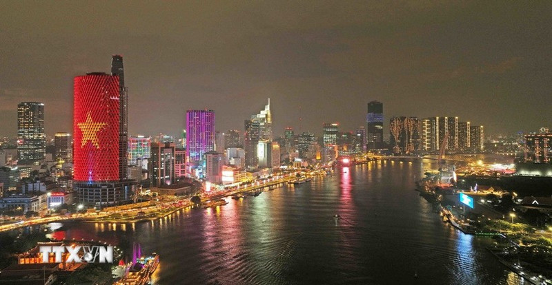 La noche en Ciudad Ho Chi Minh (Foto: VNA)