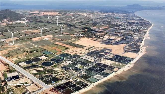 Panorama de la central nuclear Ninh Thuan 1 en la provincia central de Khanh Hoa (Foto: VNA)