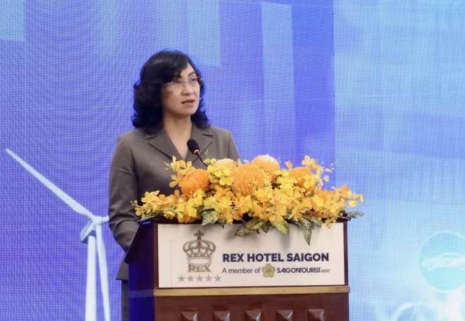 La viceministra de Industria y Comercio de Vietnam, Phan Thi Thang, en el evento. (Foto: VNA)