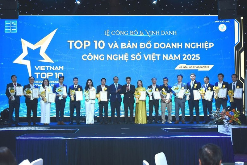 Honran a empresas de tecnología digital destacadas de Vietnam 2025 (Foto: Nhan Dan)
