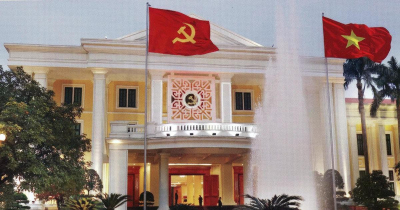 Sede del Comité Central del Partido, donde se celebró la primera reunión del XIV Comité Central del Partido. (Foto: VNA)