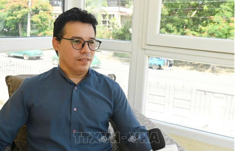 El doctor Ruvislei González Saez, investigador titular del Centro de Investigación de Política Internacional de Cuba. (Foto: VNA)