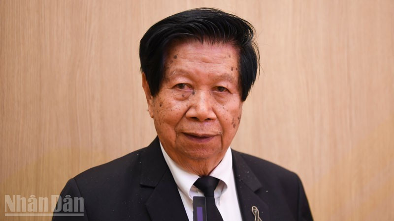 Cao Tat Minh, presidente de la Asociación de Tailandeses de Origen Vietnamita en la provincia de Khon Kaen. (Foto: Nhan Dan)
