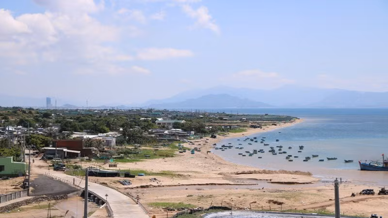 La zona prevista para la ejecución del proyecto de construcción de la Central Nuclear 1 en la provincia de Ninh Thuan.