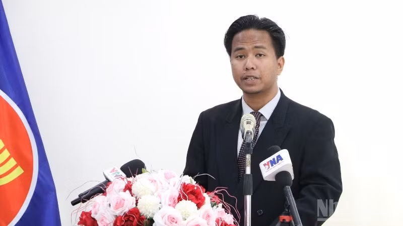 Him Raksmey, director ejecutivo del Centro de Estudios Regionales de Camboya (Foto: Nhan Dan)