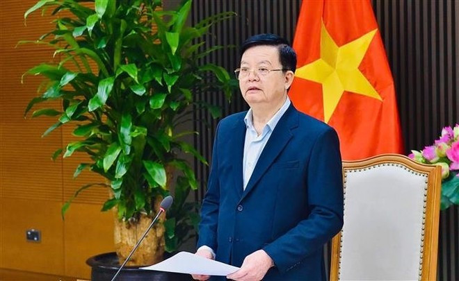 El viceprimer ministro de Vietnam Mai Van Chinh interviene la reunión. (Foto: VNA)