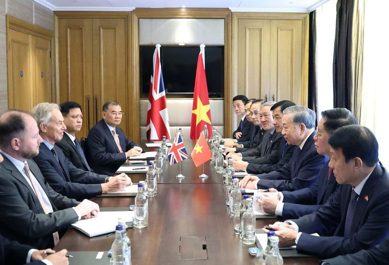 En el encuentro (Foto: VNA)