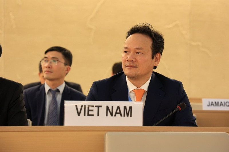 El embajador Mai Phan Dung, jefe de la delegación vietnamita ante las Naciones Unidas en Ginebra. (Foto: VNA)