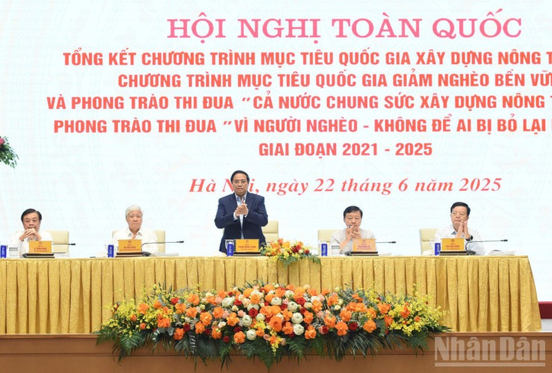 El primer ministro Pham Minh Chinh en el evento (Foto: Nhan Dan)