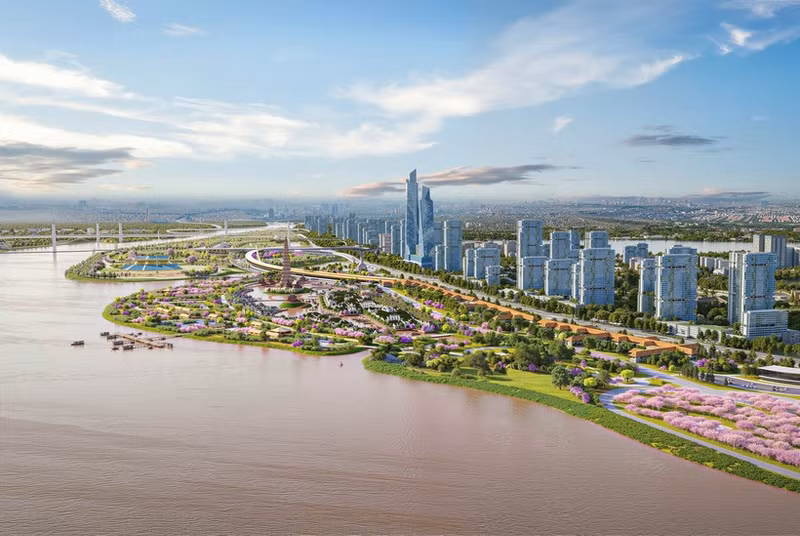 El proyecto Bulevar panorámico del Río Rojo. (Foto: VNA)