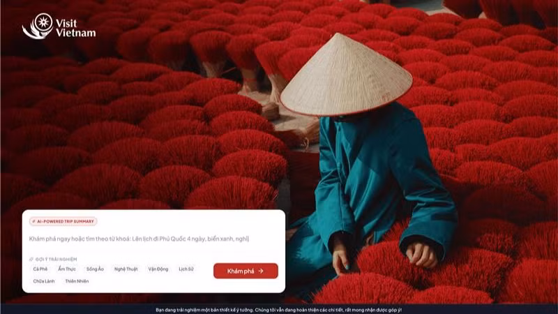 Se lanzará la versión demo de la plataforma "Visit Vietnam" el 20 de diciembre de 2025.