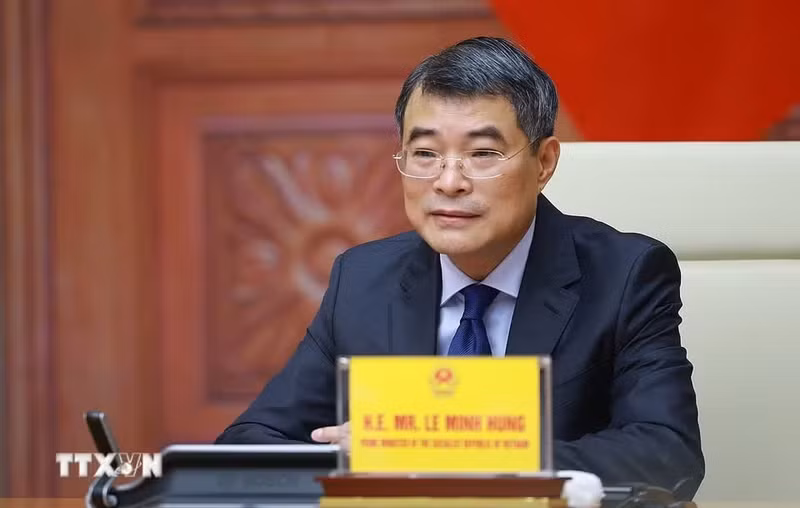 El primer ministro de Vietnam, Le Minh Hung, en el evento. (Foto: VNA)