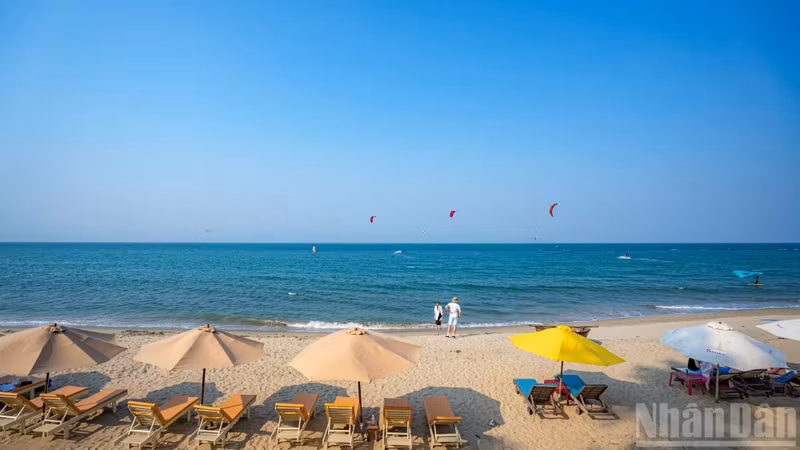 La playa en la ciudad de Da Nang. (Foto: Nhan Dan)
