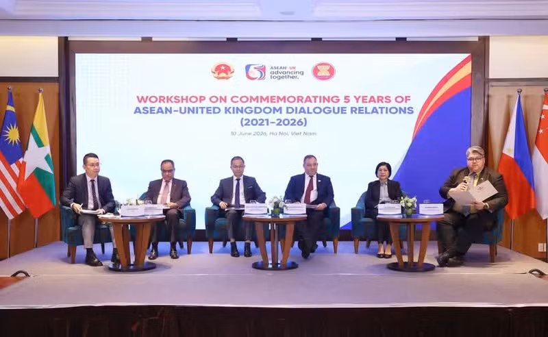 En el seminario Asean-Reino Unido. (Foto: VNA)