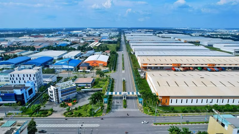 Vista del Parque Industrial Vietnam-Singapur 2 en la provincia de Binh Duong. (Foto: Nhan Dan)