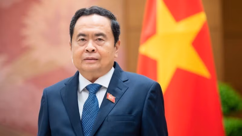 El presidente de la Asamblea Nacional, Tran Thanh Man.