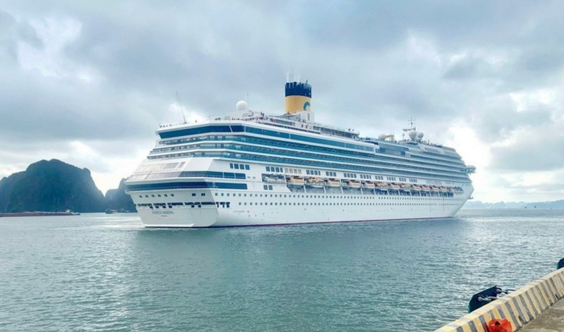 El crucero Costa Serena (Foto: VNA)