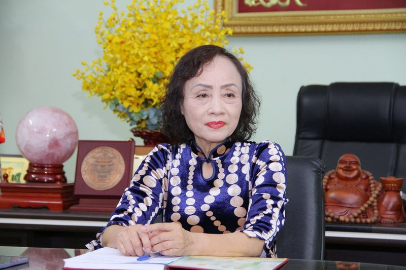 Tran Thi Loan, directora general de la compañía de alimentos Ha Nam Ninh. (Foto: diendandoanhnghiep.vn)