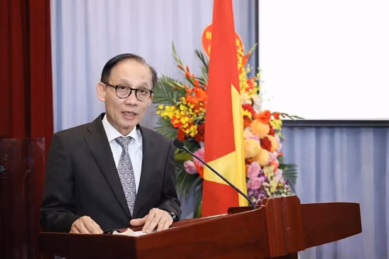 El miembro del Buró Político y ministro de Relaciones Exteriores de Vietnam, Le Hoai Trung. (Foto: VNA)