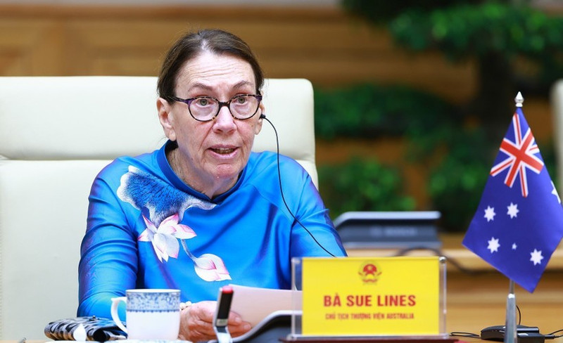 La presidenta del Senado australiano, Sue Lines. (Foto: VNA)