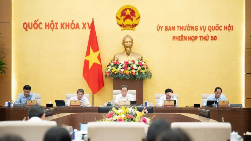 La 50ª reunión del Comité Permanente de la Asamblea Nacional de Vietnam (Foto: Nhan Dan)