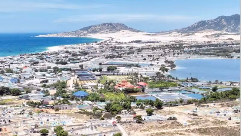 La comuna Phuoc Dinh, donde se construye la Central Nuclear Ninh Thuan 1.