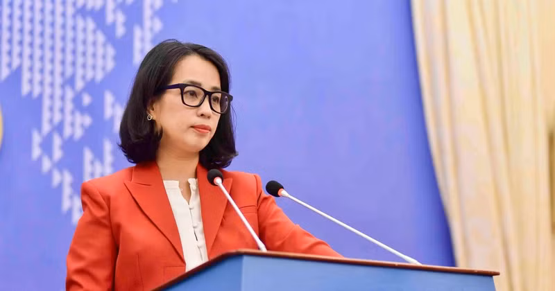 La portavoz de la Cancillería, Pham Thu Hang. (Foto: VNA)