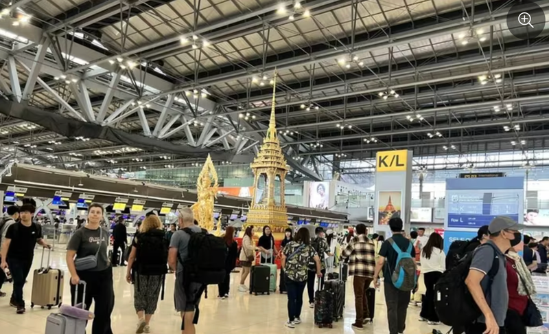 El aeropuerto de Suvarnabhumi en Tailandia. (Foto: VNA)