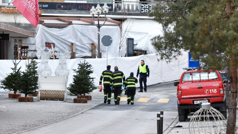 El lugar del incendio. (Foto: Xinhua/VNA)