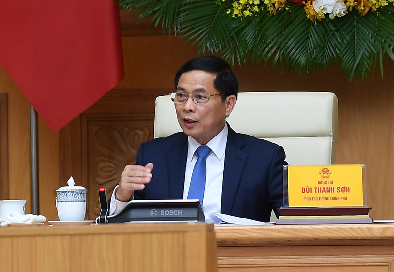 El viceprimer ministro y canciller de Vietnam, Bui Thanh Son. (Foto: VGP)