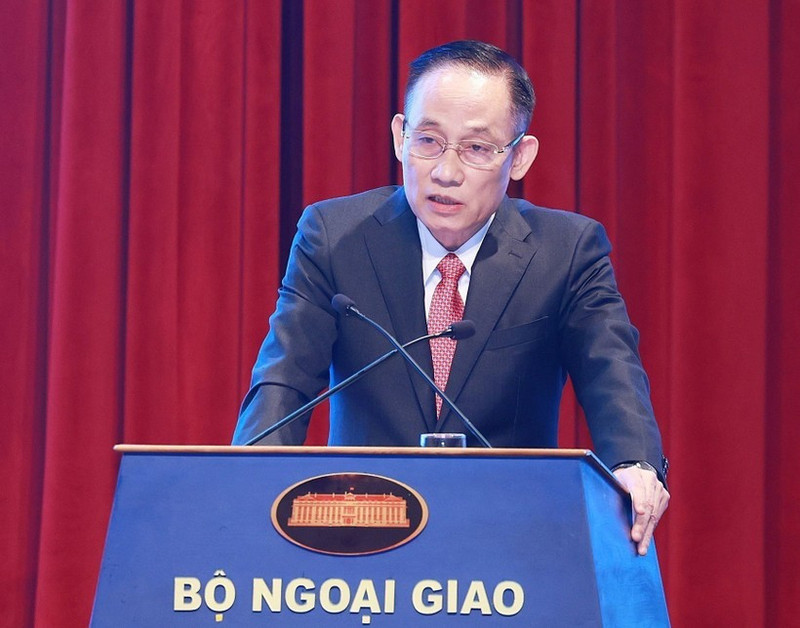 El ministro de Relaciones Exteriores, Le Hoai Trung. (Foto: VNA)