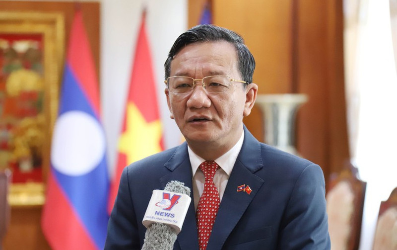 El embajador de Vietnam en Laos, Nguyen Minh Tam. (Foto: VNA)