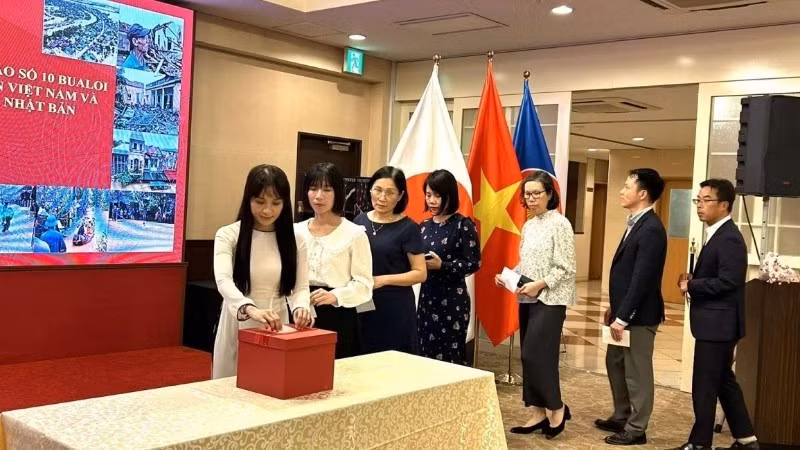 En la ceremonia. (Foto: VOV)