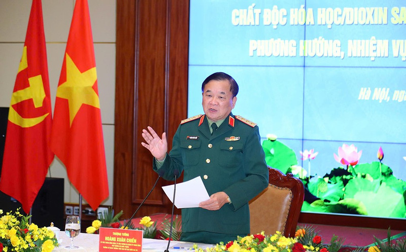 El teniente general Hoang Xuan Chien, viceministro de Defensa de Vietnam, interviene en la cita. (Foto: mod.gov.vn)